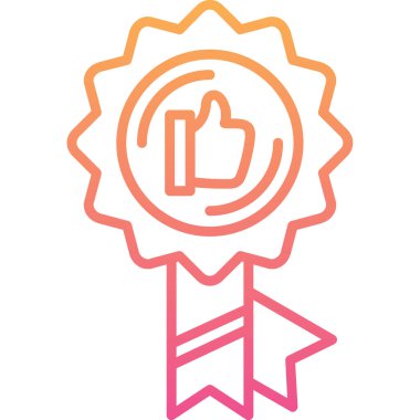 Kurdeleli bir el. vektör illüstrasyonu