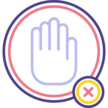 Simge vektör çizim durdurmak