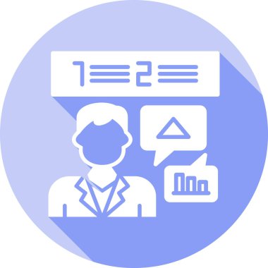 Sohbet simgesi vektör illüstrasyonu