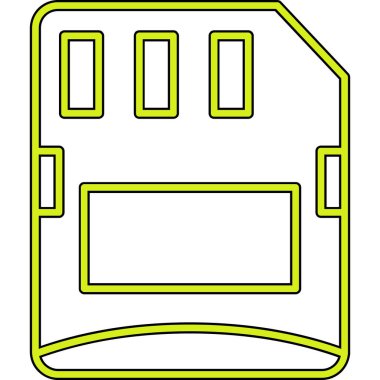 Eski okul otobüsünün karikatür çizimi