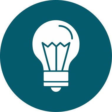 Ampul Simgesi, Vektör illüstrasyonu