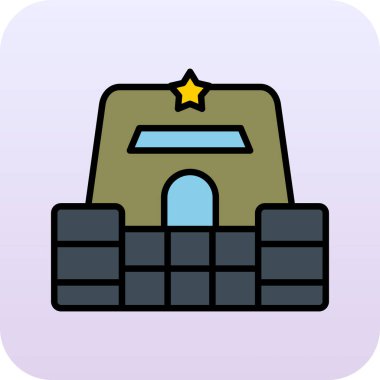 araba simgesi vektör illüstrasyonu