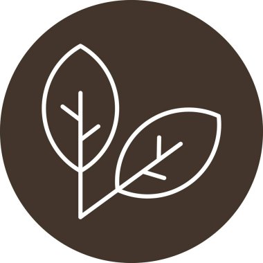 Bitki simgesinin vektör illüstrasyonu