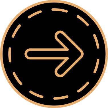 Eğilim biçimi izole edilmiş arkaplanda ok simgesi