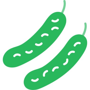 Salatalık. Web simgesi basit illüstrasyon