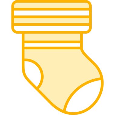 Bebek Çorabı. Basit illüstrasyon