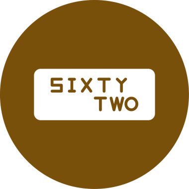 5 numaralı simge tasarımı, vektör illüstrasyonu