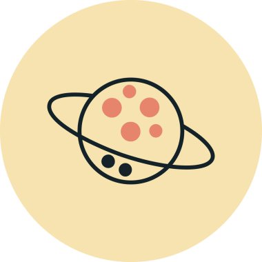 UFO simgesi vektör illüstrasyonu