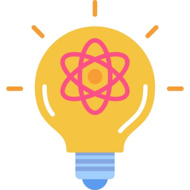 Bilim yassı vektör simgesi