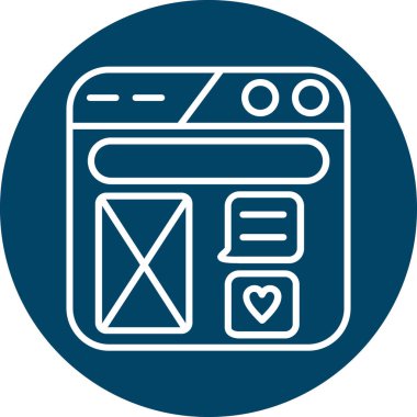 Gıda simgesinin vektör illüstrasyonu