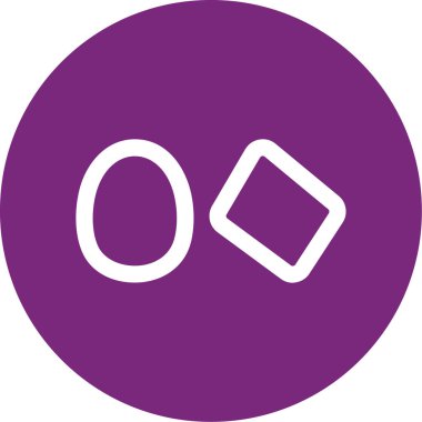 Modern bir simgenin vektör illüstrasyonu