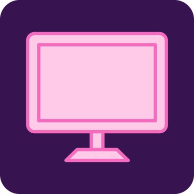 Bilgisayar ekranı. Basit tasarım