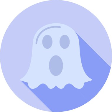 Hayalet. Web simgesi basit illüstrasyon