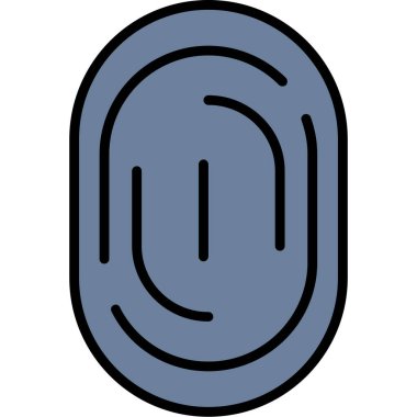 Çizgi film yüz simgesinin vektör illüstrasyonu