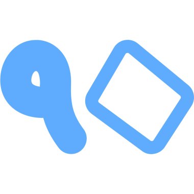 Şeker vektörü ince çizgi simgesi