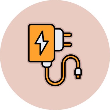 Dolgu simgesi vektör illüstrasyonu