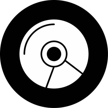 Müzik simgesinin vektör illüstrasyonu