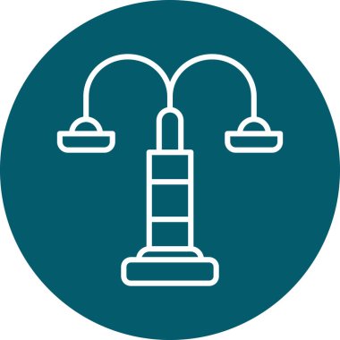 Modern simgenin vektör illüstrasyonu