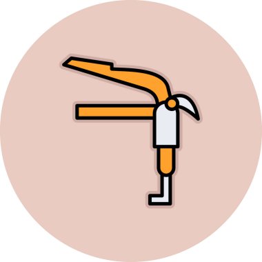 Tıbbi bir simgenin vektör illüstrasyonu