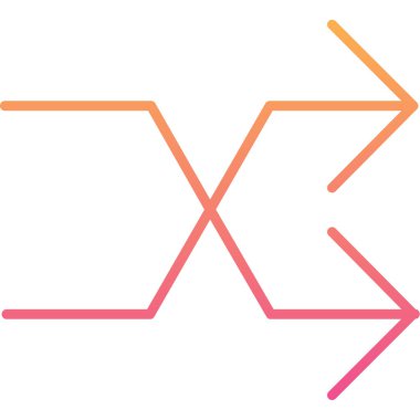 ok simgesi vektör illüstrasyonu