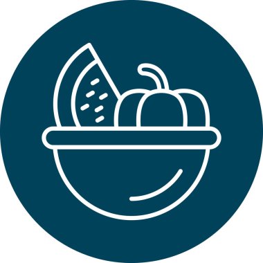 Benzersiz sebze vektör simgesi