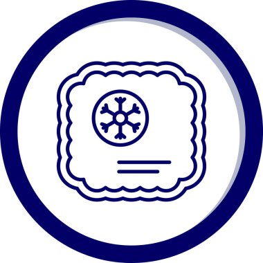 dondurma ikonu vektör illüstrasyonu