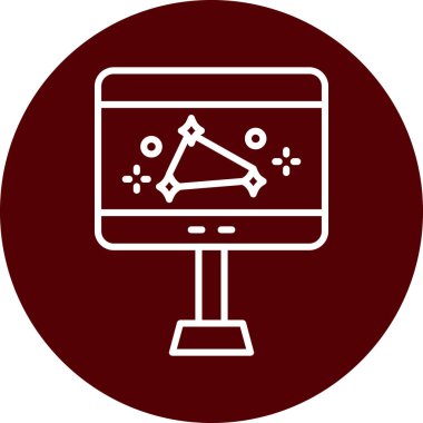 seo modern simgesinin vektör illüstrasyonu