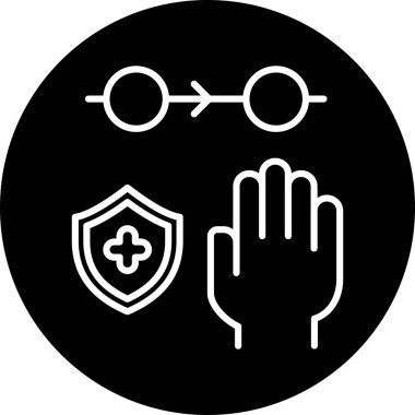 Modern simgenin vektör illüstrasyonu