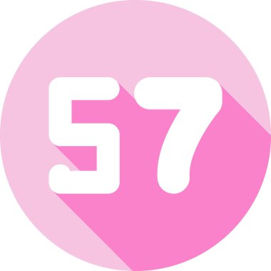 857 pembe vektör illüstrasyonu