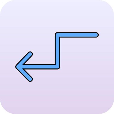 Bir imlecin simge vektör illüstrasyonu