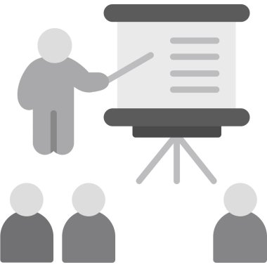 Sunu düz vektör simgesi