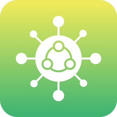 Eşsiz ağ yapı vektörü simgesi