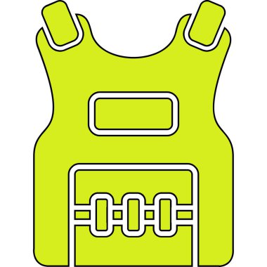 Güvenlik yeleği. Basit tasarım