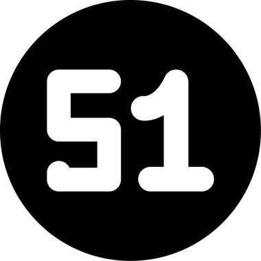 number 5 icon, vector illustration