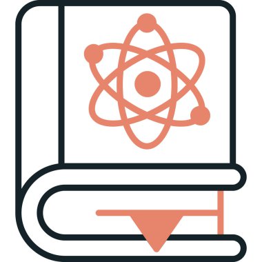 Kitap. Web simgesi basit illüstrasyon