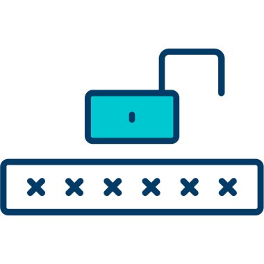 Web tasarımı ve arkaplanda izole edilmiş sunum için web sunucu renk vektörü karalama simgesi