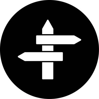 Ok. Web simgesi basit illüstrasyon