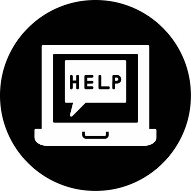 yardımcı vektör tasarım simgesi