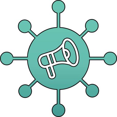 Mavi ve beyaz rengin vektör illüstrasyonu