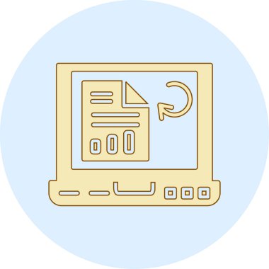 Web geliştirme renk ikonu vektör illüstrasyonu