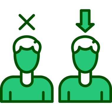 İnsan simgesinin vektör illüstrasyonu