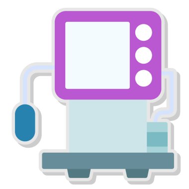 Elektrikli araba. Web simgesi basit illüstrasyon