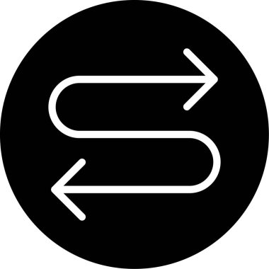 Ok. Web simgesi basit illüstrasyon