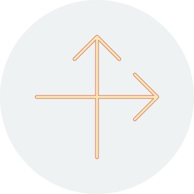 ok simgesi vektör illüstrasyonu