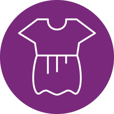 Bir kadın simgesinin vektör illüstrasyonu