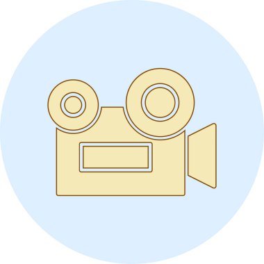 kamera simgesi vektör illüstrasyonu