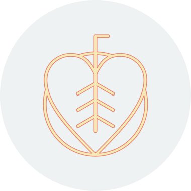 elma simgesi, vektör illüstrasyonu