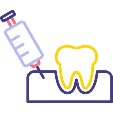 Diş fırçası ve diş macunu vektör illüstrasyon tasarımlı diş fırçası