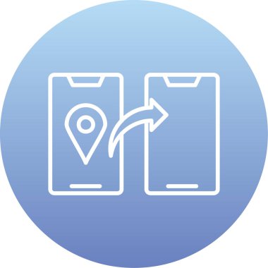 Uygulama modern simgesinin vektör illüstrasyonu