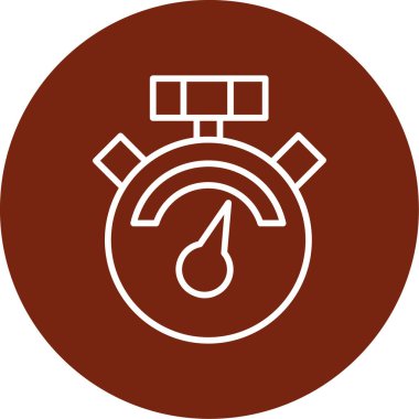 Hız göstergesi simgesinin vektör illüstrasyonu